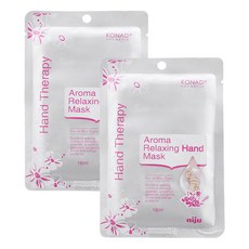 니쥬 아로마 릴렉싱 핸드 마스크, 2개입, 1개, 16ml