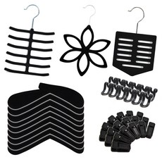 MF Magic House 衣架配件黑色套裝, 黑色, 1組