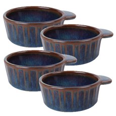 Royal Venice藍色版醬料碗 4個入, 單色