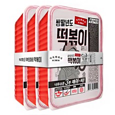 tteokbokki 雙倍年份德福喜辣炒年糕 炸醬口味, 560g, 3盒