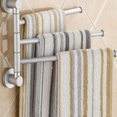 螺絲固定型3長桿抹布毛巾架, 單色, 1個