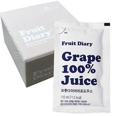 프룻다이어리 포도주스, 1.11L, 1박스, 10개입