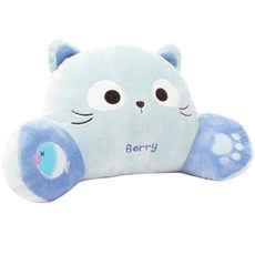 ANINARA 貓咪造型腰靠墊, 漿果