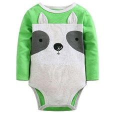 맘스케어 유아용 애니멀 입체 긴팔 바디수트 Y13BLB0002