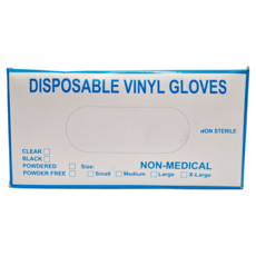 FANCY LIFE 一次性PVC手套 彈性佳 食品可用, 50雙, 1盒