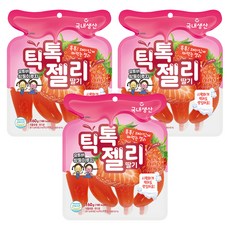 틱톡젤리 딸기, 160g, 3개