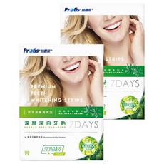 Protis 普麗斯 深層潔白牙貼 7天份, 2盒, 85g