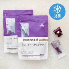 아리울떡공방 굳지않는 흑미치즈앙금가래떡 (냉동), 600g, 1개입, 2개