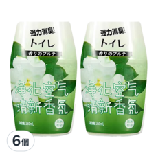 DODOWU 嘟嘟屋 浴廁芳香劑/香氛蛋 6個 260ml 梔子花香