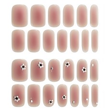 Gelato factory Floria美甲貼 26入組, 1組, 粉色