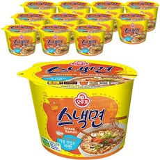 OTTOGI 不倒翁 碗裝點心湯麵 90g, 12入