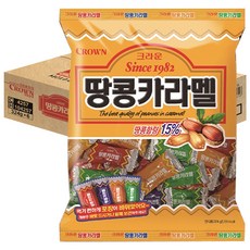 CROWN 皇冠 焦糖花生糖, 324g, 6袋