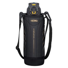 THERMOS 膳魔師 真空保溫運動水壺 FFZ-1000FK, 黑色, 1000ml