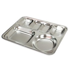 LIVING AT HOME 不鏽鋼餐盤, 單色