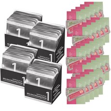 忙碌女人多合一潔面紙+旅行多合一面霜套組, 15 包清潔紙巾 x 4 + 25 旅行多合一霜, 1套