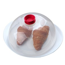 리빙앳홈 스마트 전자렌지 멀티커버 소, 레드, 1개