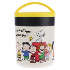 스누피 런치타임 초경량 스텐 죽통 300ml, 혼합 색상, 1개