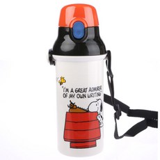 스누피 하우스 원터치물병, 혼합 색상, 480ml, 1개
