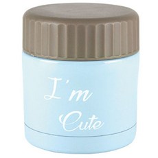 로얄스타 큐티 푸드자 이유식죽통, 블루, 270ml, 1개