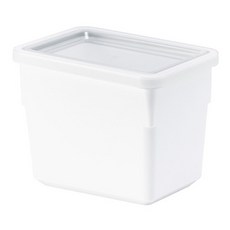 이케아 TILLSLUTA 건조식품용기 002.336.84, 1L, 1개, 화이트