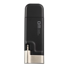 새로텍 IOS 기기 OTG USB 메모리 블랙 ADP001, 32GB, 1개