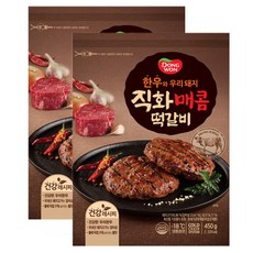 동원에프엔비 직화매콤떡갈비, 450g, 2개