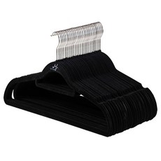 엠에프매직하우스 고리회전형 여성용 벨벳 논슬립 옷걸이 여성용, 블랙, 30개