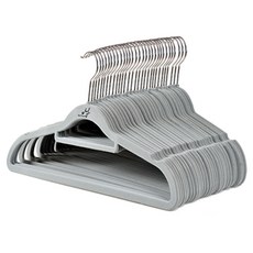 엠에프매직하우스 고리회전형 여성용 벨벳 논슬립 옷걸이, 그레이, 30개