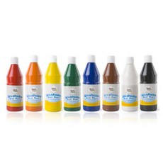 Joan Miro 可水洗彩繪顏料 500ml, 8 種顏色, 1套