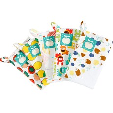 Coney Island 女童拼接圖案印花掛繩毛巾組, 1套