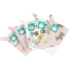 Coney Island 女童拼接圖案印花掛繩毛巾組, 1組