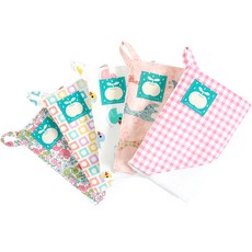 Coney Island 女童拼接圖案印花掛繩毛巾組, 1套