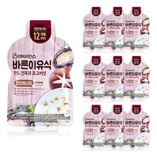 Babience 離乳即食粥, 莞島鮑魚香菇口味, 10入