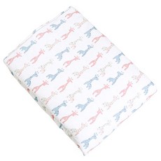 Coney Island 孩童用四季型超細纖維午睡兩用被套, 象牙白(復古長頸鹿款)