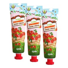 에스폴리오 피크닉 딸기 핸드크림, 60ml, 3개