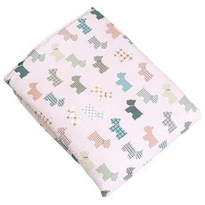 Coney Island 孩童用四季型超細纖維午睡兩用被套, 粉色(我愛小狗款)