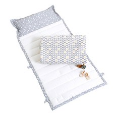 Coney Island 四季午睡棉被睡墊棉質枕芯組+防水收納袋(隨機出貨), 企鵝款