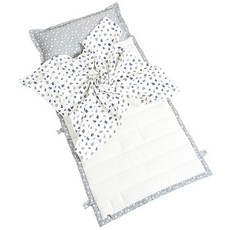 Coney Island 超細纖維午睡棉被睡墊棉質枕芯組+防水收納袋(隨機出貨), 仙人掌款