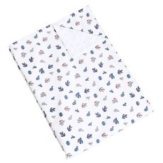 Coney Island 可更換超細纖維午睡被, 藍色仙人掌款