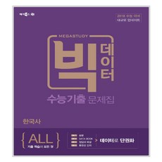 메가스터디 빅데이터 수능기출문제집 사회탐구 한국사 2017년, 메가북스