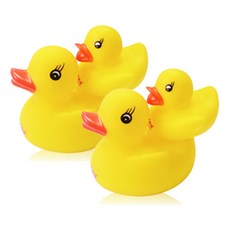 fisher-price 費雪 鴨子造型洗澡玩具 2件組, 混色