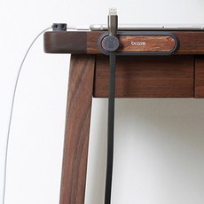 비케이스 티 업 2 마그네틱 케이블 홀더, 호두나무, 1개