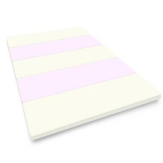 플레이베베 프라임 5단 유아 폴더매트, 레체핑크