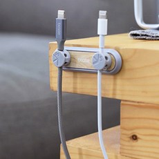 비케이스 티 업 2 마그네틱 케이블 홀더, 체리나무, 1개