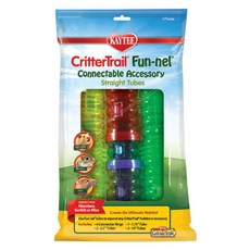 KAYTEE CritterTrail 趣味直線小動物用管道組, 混合顏色, 1個
