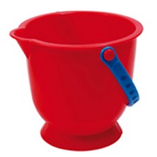 벨러덕 모래양동이 모래놀이완구, 레드, 230g, 1개