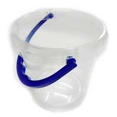 이디엑스 양동이 모래놀이완구, 투명, 190g, 1개