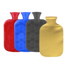 fashy 棋盤格水袋2L隨機出貨+純棉jjuli蓋黃色, 1套