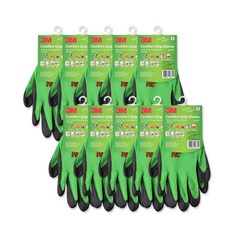 3M 舒適握感手套 S, 綠色, 10個