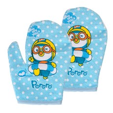 뽀로로 샤워장갑, 블루, 2개입